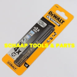 Metaalboor cobalt HSS-E  3.5 mm industrial per 2 verpakt | DT4903